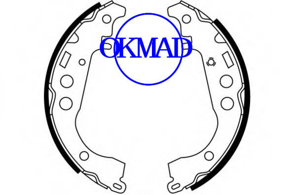 TOYOTA CELICA COROLLA PRIUS YARIS VERSO FAW TIANJIN VELA VIZI WEIZHI GEELY KINGKONG Brake shoes FMSI: 1515-S832 8105-S753 OEM:04495-52020 Brembo:S83508N, OK-BS534