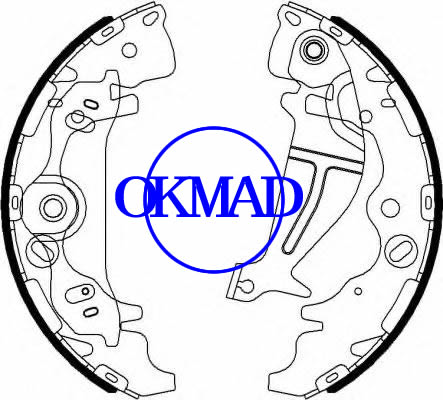 HYUNDAI H-1 Travel GRAND STAREX DODGE TRUCK H100 Brake shoes FMSI:1673-S1003 OEM:58305-4HA00 FSB4085 K11228 GS8774