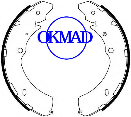 ISUZU D-MAX I (TFR, TFS) GREAT WALL HOVER H3 Brake shoes OEM:35021-37P00 FSB4090 K4467 GS8756