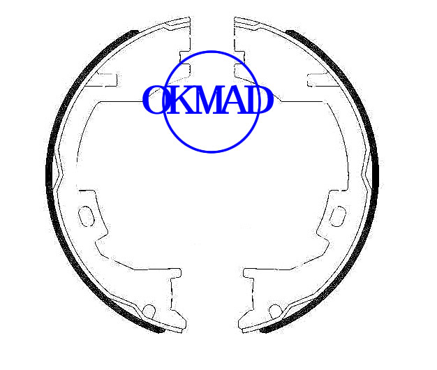 Dodge RAM 1500 2500 2WD 3500 PICKUP 4WD Ford E200250 SERIES VAN F350 SUPER DUTY Drum Brake shoes set FMSI:2192-S854 OEM:5C3Z-2648-AA