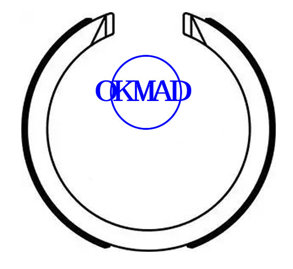 DAEWOO KORANDO Cabrio MAZDA CX-7 OPEL SINTRA SSANGYONG ACTYON KORANDO MUSSO Drum Brake shoes set FMSI:S784 OEM:89047676 FSB4157