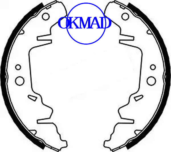 CHRYSLER Grand Voyager Town & Country DODGE Grand Caravan PLYMOUTH Voyager Drum Brake shoes set FMSI:1485ATT-S841 OEM:04883833AA FSB568 GS8643