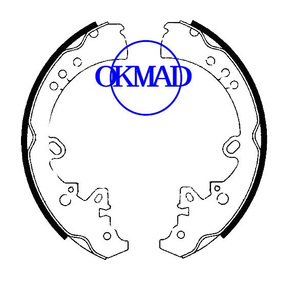 TOYOTAHILUX VII Pickup Drum Brake shoes set FMSI:1681-S1012 OEM:04495-0K050 FSB4010 GS7811