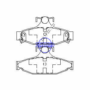 CHEVROLET Camaro Corvette PONTIAC Firebird DAEWOO KORANDO MUSSO SSANGYONG REXTON Brake pad FMSI:7301-D413 7689-D413 OEM:48413-05000 FDB1157 TRW:GDB3135 GDB7570 WVA:23242 23243 23244, F413
