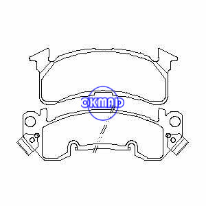 CHEVROLET TRUCK C20 C30 K20 P20 P30 GMC TRUCK C2500 C3500 G3500 K2500 P2500 P3500 Brake pad FMSI:7084-D153 7084A-D153 OEM:12321437 TRW:GDB4026, F153