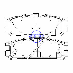 SUBARU Impreza Estate Saloon Legacy Mk Liberty SVX Brake pad FMSI:7351-D471 OEM:26296-AA060 FDB790 TRW:GDB990 WVA:21703 21704 21705, F471