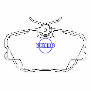 MERCEDES BENZ 190D 190E Brake pad FMSI:7367-D487 OEM:0014208120 FDB669 TRW:GDB817 WVA:21054 21055 21128 21129, F487