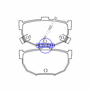 HYUNDAI Elantra Tiburon Coupe KIA Spectra NISSAN Maxima Stanza Brake pad FMSI:7344-D464 7283-D323 7146-D429 7146-D323 OEM:58302-29A00 FDB638 TRW:GDB1010 GDB3051 GDB3170 GDB3368 WVA:21553 21554 21555, 