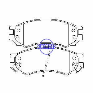 NISSAN PRIMERA Hatchback SATURN SC1 SC2 SL1 SL2 SW1 SW2 Brake pad FMSI:7386-D507 OEM:41060-45E86 FDB667 TRW:GDB1005 GDB7030 WVA:21280 21564 21565, F507