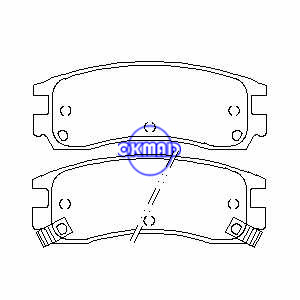 BUICK PARK REGAL RIVIERA CADILLAC ALLANTE DEVILLE ELDORADO SEVILLE CHEVROLET ALERO CAPRICE IMPALA Brake pad FMSI:7387-D814 7387-D714 7387-D698 7387-D508 7272-D383 7622-D754 OEM:12510016 FDB1264 TRW:GD