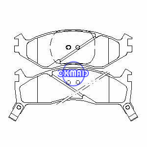 CHRYSLER Imperial LeBaron New Yorker Town & Country Voyager DODGE Grand Caravan Shadow Spirit PLYMOUTH Sundance Grand Voyager Acclaim Brake pad FMSI:7406-D524 7403A-D521 OEM:4423575 FDB976 TRW:GD