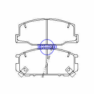TOYOTA Previa Brake pad FMSI:7408-D616 7408-D527 OEM:04491-28361 FDB932 TRW:GDB1190 WVA:23009, F527