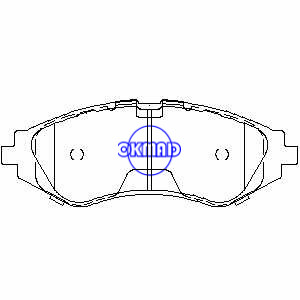 DAEWOO Leganza NUBIRA CHEVROLET ASTRA ZAFIRA Brake pad FMSI:7667-D797 OEM:96253367 FDB1116 FDB1369 GDB3171 GDB3216 GDB3265 GDB3345 WVA:23234 24062, FF1116