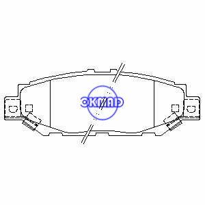 LEXUS GS300 IS LS SC300 SC400 TOYOTA Supra Brake pad FMSI:7452-D572 OEM:04466-30050 04492-50040 TRW:GDB1185 WVA:21491, F572