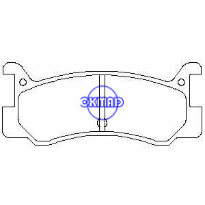 DAIHATSU CHARADE GRAN MOVE MAZDA 323 MX-3 MERCURY Capri Tracer Brake pad FMSI:7453-D573 7257-D366 OEM:04492-87705 FDB482 TRW:GDB375 WVA:20008 21951, F573