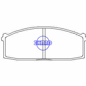 NISSAN BLUEBIRD CHERRY LAUREL PRAIRIE STANZA SUNNY VANETTE SENTRA Brake pad FMSI:7110-D186 OEM:41060-01F87 FDB225 TRW:GDB197 WVA:20718, F186