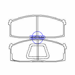 NISSAN Maxima Stanza Bluebird Datsun Laurel Urvan Box Bus Brake pad FMSI:7110-D234 D7110-D187 OEM:41060-11L25 FDB294 TRW:GDB213 WVA:20718 20853, F187