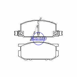 RENAULT MASTER I Box SUBARU LEONE Brat DL GL Brake pad FMSI:7113-D189 OEM:72519-1074 TRW:GDB211 GDB215 WVA:20767 20768 21015, F189