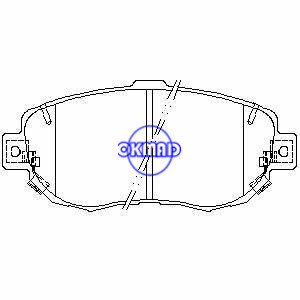 LEXUS GS300 GS400 GS430 IS300 SC430 TOYOTA Supra Aristo Crown Majesta Royal Brake pad FMSI:7496-D619 OEM:04465-53010 FDB1564 TRW:GDB3235 WVA:21490 23848 23849, F619