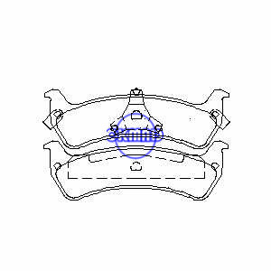 JEEP Grand Cherokee Limited Brake pad FMSI:7502A-D625 OEM:4762101 TRW:GDB1238, F625