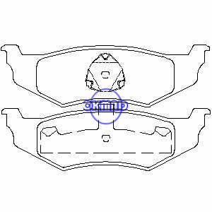 CHRYSLER NEON PT CRUISER SEBRING Cirrus Concorde Intrepid DODGE Intrepid Neon Stratus Brake pad FMSI:7650-D782 7438A-D658 7438B-D641 7438-D759 7717-D759 OEM:05011630AA FDB1099 TRW:GDB1234 GDB4119 WVA: