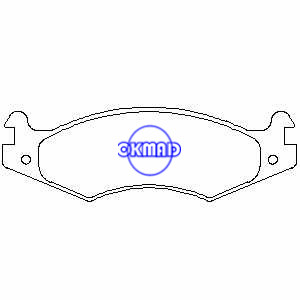 HUMMER H1 JEEP Cherokee CJ5 CJ7 Comanche Scrambler Wagoneer Wrangler Brake pad FMSI:7531-D651 7122A-D203 OEM:3501167 WVA:21820, F651
