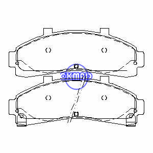 FORD TRUCK Explorer Ranger MAZDA B2300 B2500 B3000 B4000 MERCURY Mountaineer Brake pad FMSI:7532-D652 OEM:2L54-2001A FDB1129 TRW:GDB4010 WVA:23472 23473 23636, F652