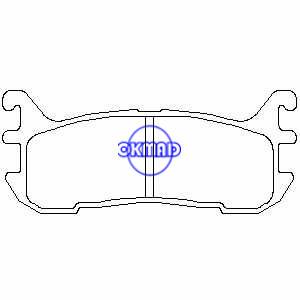 MAZDA 323 Protege FORD Escort ZX2 MERCURY Tracer Brake pad FMSI:7514-D663 7682-D663 OEM:BCYC-26-43ZA TRW:GDB3319 WVA:23387, F663