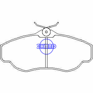 LAND ROVER Discovery Range Rover Brake pad FMSI:7566-D676 OEM:SFP100460 FDB980 TRW:GDB1156 WVA:23452, F676