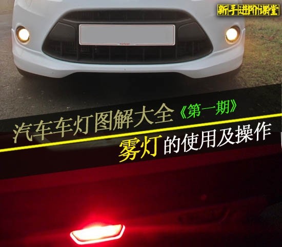 Complete illustration of car lights (1) Use and operation of fog lights