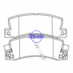 LEXUS ES250 ES300 RX300 TOYOTA Camry Celica Solara Carina Brake pad FMSI:7223-D325 OEM:04466-33110 FDB478 TRW:GDB1168 GDB978 WVA:21833 21834, F325