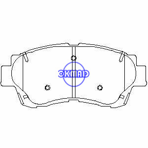 HOLDEN APOLLO LEXUS ES LS TOYOTA ALTEZZA Camry CELICA CHASER CORONA CRESTA CROWN PROGRES Sienna Brake pad FMSI:7615-D744 7357-D476 7357-D697 7357-D718 OEM:04491-50020 WVA:21791, F697