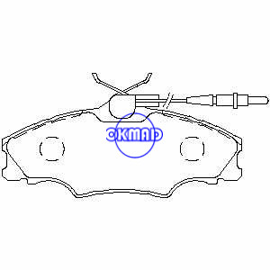 PEUGEOT 406 Estate Brake pad OEM:4252.68 FDB1062 GDB1193 WVA:21724, FG1193