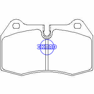 BMW 7 840Ci 850Ci 2 Brake pad FMSI:7517-D639 OEM:34116761249 FDB998 TRW:GDB1269 WVA:21471, F639