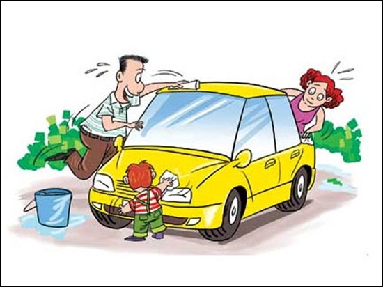 A good way to clean your car roof, don’t “throw away” your health