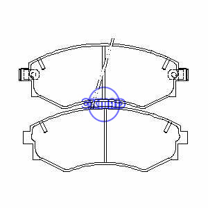HYUNDAI COUPE Elantra Sonata Tiburon HAFEI SAIBAO Brake pad FMSI:7329-D747 7329-D449 7329-D700 OEM:58101-28A00 TRW:GDB3101 GDB3169 GDB7521 WVA:21725 21726 21727, F700