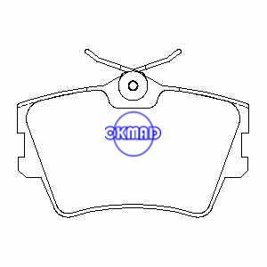 VW TRANSPORTER IV Box Bus PlatformChassis EuroVan Brake pad FMSI:7580-D706 OEM:32325092 701615117 701691451 FDB1132 TRW:GDB1206 WVA:21882 21748, F706