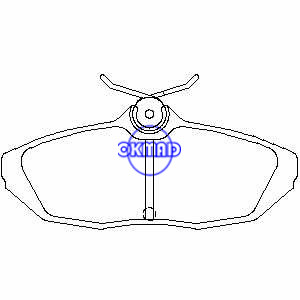 FORD Thunderbird Super Coupe LINCOLN Mark MERCURY Cougar Brake pad FMSI:7477-D708 7477A-D599 OEM:F3SZ-2200-AA TRW:GDB4064 WVA:24774, F708