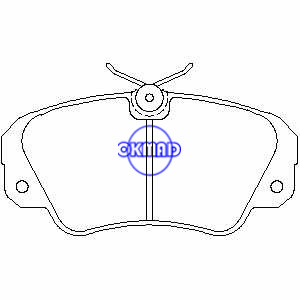CADILLAC Catera OPEL OMEGA SENATOR VAUXHALL CARLTON Brake pad FMSI:7588-D720 OEM:1605782 FDB686 TRW:GDB957 WVA:21368, F720
