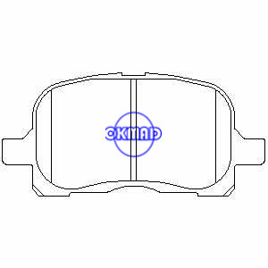 TOYOTA COROLLA CHEVROLET Prizm Brake pad FMSI:7611-D741 OEM:04465-02050 FDB1458 TRW:GDB3204 WVA:23294, F741