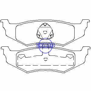CHRYSLER NEON PT CRUISER SEBRING Cirrus Concorde Intrepid DODGE Intrepid Neon Stratus Brake pad FMSI:7650-D782 7438A-D658 7438B-D641 7438-D759 7717-D759 OEM:05011630AA FDB1099 TRW:GDB1234 GDB4119 WVA: