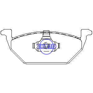 AUDI A3 SEAT CORDOBA TOLEDO SKODA OCTAVIA VW Bora BEETLE Golf Brake pad FMSI:7635-D768 OEM:1J0-698-151 FDB1094 TRW:GDB1287 WVA:21974 23130, F768