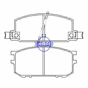 RENAULT MASTER I Box SUBARU LEONE DL GL GLF Brake pad FMSI:7109-D185 OEM:72519-1110 FDB219 TRW:GDB210 WVA:20766 20767 20768, F185