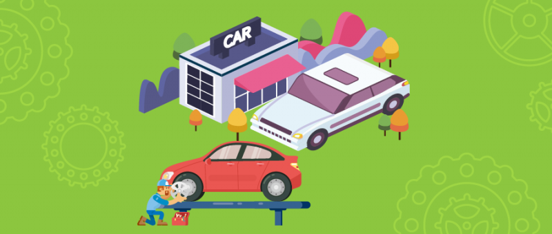 Car side shop steward can easily realize efficient operation and use automobile maintenance management system