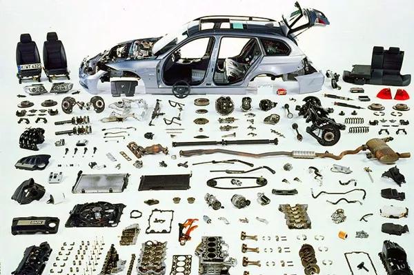 What is the difference between original parts, auxiliary parts and dismantled parts?