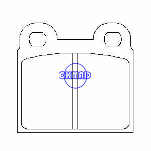 ALFA ROMEO BMW 2500 OPEL KADETT PORSCHE 356 911 912 914 SAAB 900 VW KAEFER VOLVO 66 Brake pad FMSI:755-D21 7200-D30 OEM:0060712608 FDB3M TRW:GDB102 WVA:20009 20010, F21