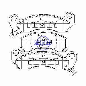 FORD USA MUSTANG Convertible Coupe Country Crown Victoria LTD LINCOLN Continental Mark Town MERCURY Grand Brake pad FMSI:7379A-D431 7501A-D499 7082A-D199 7082B-D200 7082B-D431 7082C-D199 7378A-D200 75
