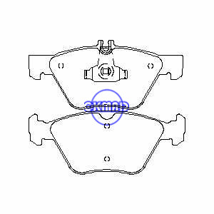 CHRYSLER Crossfire MERCEDES-BENZ CLK320 CLK430 E300 E320 E350 E420 E430 Brake pad FMSI:7609-D740 7730-D853 OEM:0024205020 FDB1050 TRW:GDB1215 WVA:21670 21671 21794 21940, F740