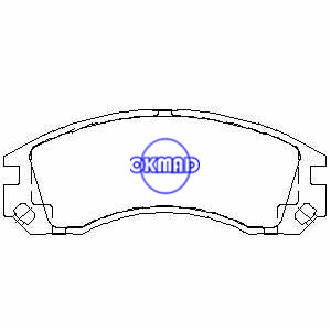MITSUBISHI Diamante Eclipse Lancer Ralliart Outlander AIRTREK L400 Box PAJERO SPORT Brake pad FMSI:7412-D723 OEM:MR289610 TRW:GDB3200 WVA:21370, F723