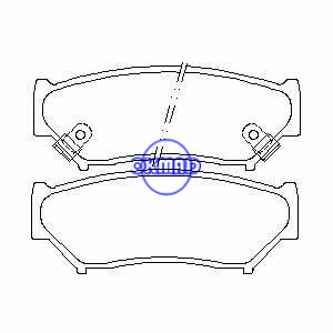 GEO TRACKER SUZUKI GRAND VITARA CHEVROLET TRUCK SUZUKI Sidekick Brake pad FMSI:7680-D807 7435-D556 OEM:9172694 FDB1020 TRW:GDB1174 GDB3182 WVA:21907 21908 21909, F807
